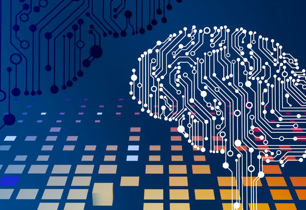Una imagen de una placa de circuito de computadora que parece un cerebro para representar las herramientas que deben utilizar las PYMES ecuatorianas